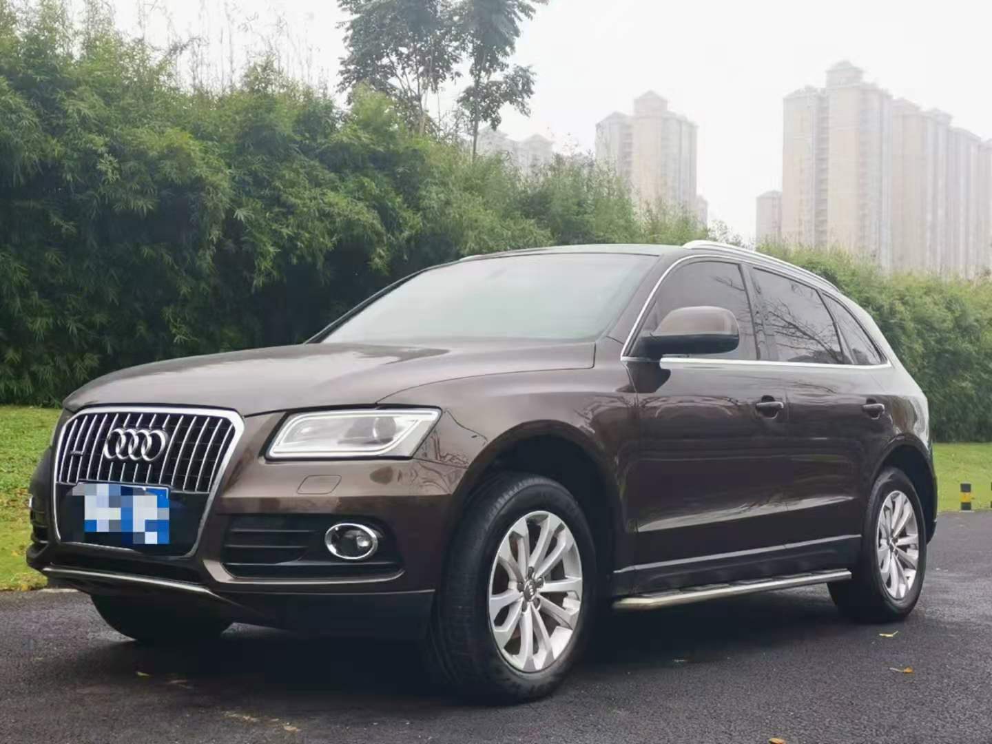 14年奧迪Q5，2.0T大天窗，整車大部分原裝漆